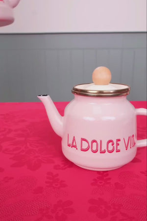 Dolce Vita Bardaklı Emaye Sürahi