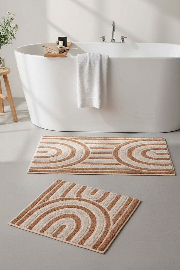 Bohem Desen 2’li Banyo & Klozet Paspas Takımı