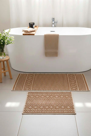 İskandinav Desen 2’li Banyo & Klozet Paspas Takımı