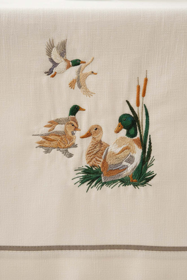 Kuş Nakışlı Runner 50x130 cm