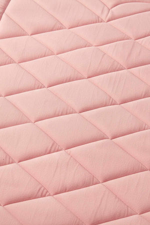 Pembe Kapitone Dolgulu Lüks Seccade 65x115 cm