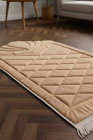 Vizon Kapitone Dolgulu Lüks Seccade 65x115 cm