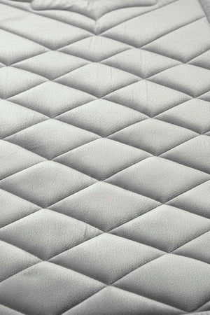 Gri Kapitone Dolgulu Lüks Seccade 65x115 cm