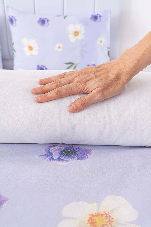 Kır Çiçekleri Tek Kişilik Outlet Nevresim Takımı Pamuklu