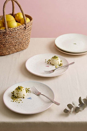 Livia Ege 4'lü Pasta & Sunum Tabağı 20 cm