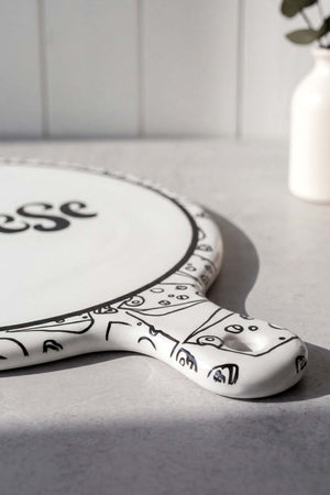Cheese Keraart Peynir Sunum Tabağı 26 cm