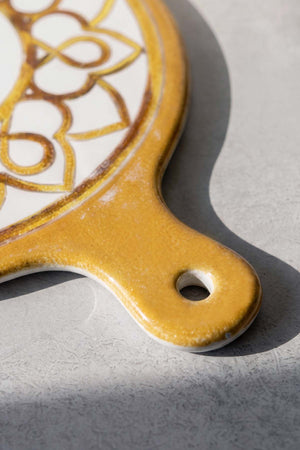Worn Gold Peynir Sunum Tabağı 26 Cm