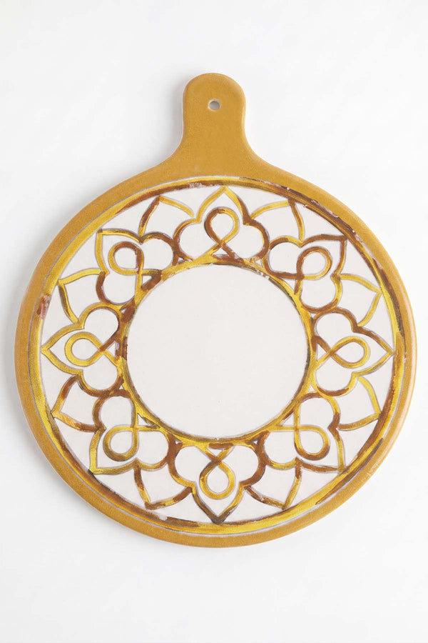 Worn Gold Peynir Sunum Tabağı 26 Cm
