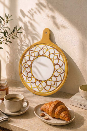 Worn Gold Peynir Sunum Tabağı 26 Cm