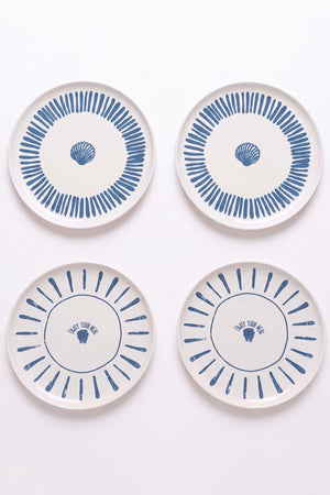 Ocean Muse Nordic Pasta Tabağı 4'lü Pasta & Sunum Tabağı 22 cm