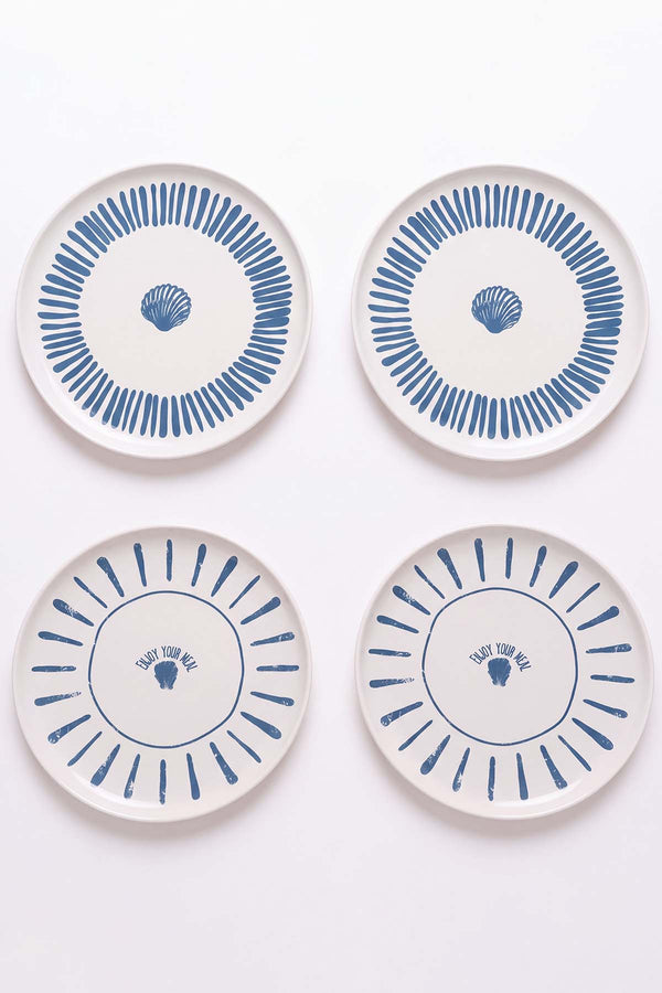 Ocean Muse Nordic Pasta Tabağı 4'lü Pasta & Sunum Tabağı 22 cm