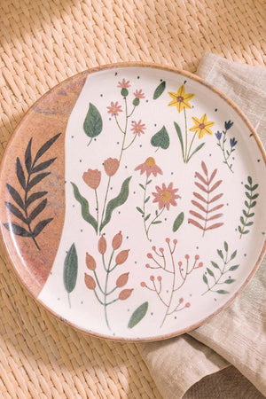 Soft Bloom Nordic Pasta Tabağı 4'lü Pasta & Sunum Tabağı 22 cm