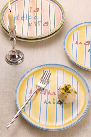 Mama Mia & La Dolce Vita Nordic 4'lü Pasta Tabağı 22 cm