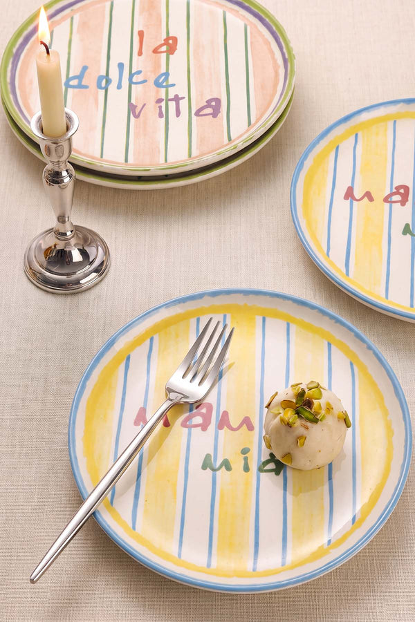 Mama Mia & La Dolce Vita Nordic 4'lü Pasta Tabağı 22 cm