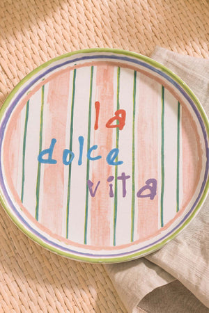 Mama Mia & La Dolce Vita Nordic 4'lü Pasta Tabağı 22 cm
