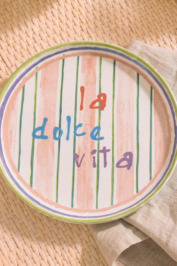Mama Mia & La Dolce Vita Nordic 4'lü Pasta Tabağı 22 cm