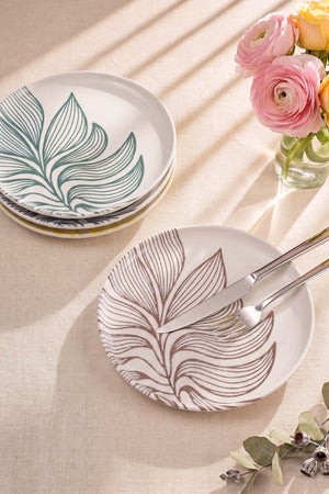 Leaf Harmony Nordic 4'lü Pasta & Sunum Tabağı 22 cm