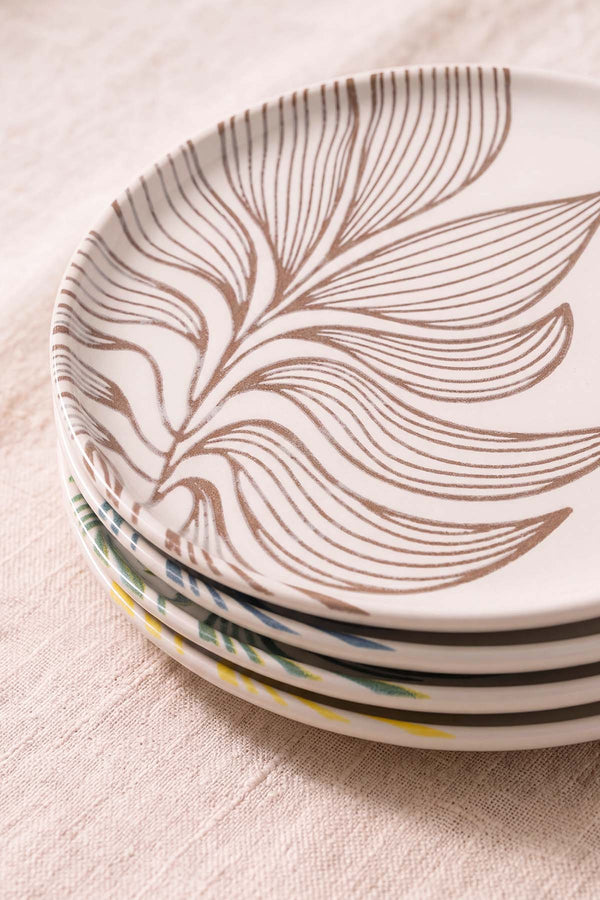 Leaf Harmony Nordic 4'lü Pasta & Sunum Tabağı 22 cm