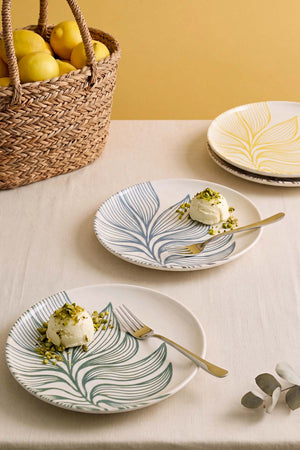 Leaf Harmony Nordic 4'lü Pasta & Sunum Tabağı 22 cm