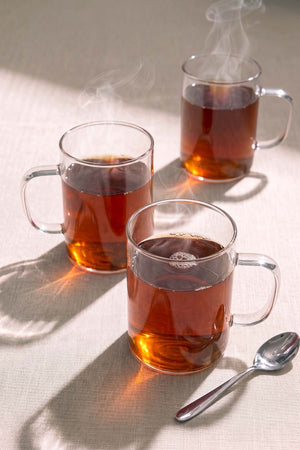 Borosilikat Kulplu Cam Kupa Seti - 3 adet