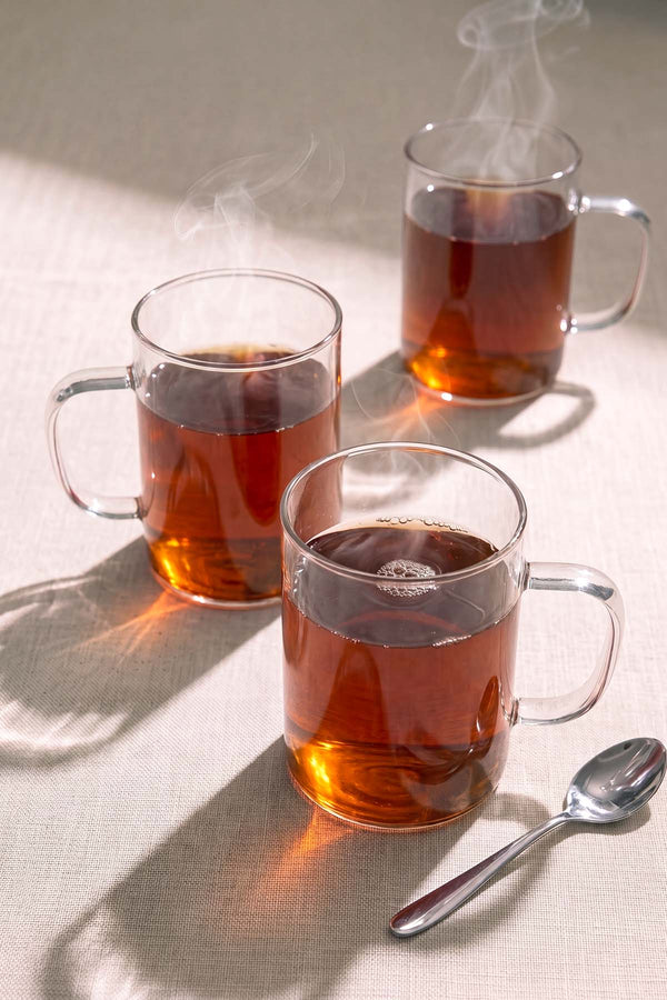 Borosilikat Kulplu Cam Kupa Seti - 3 adet