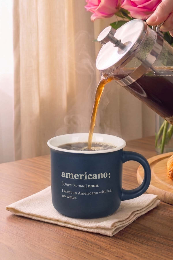 Americano Mottolu Lory Porselen Kupa 380 ml
