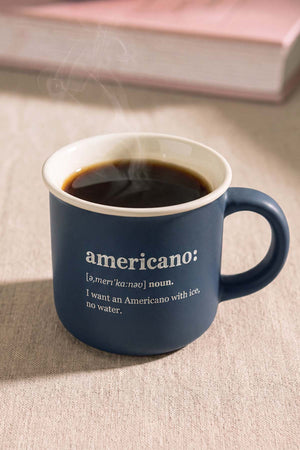 Americano Mottolu Lory Porselen Kupa 380 ml