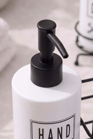 Metal Standlı 2'li Sıvı Sabunluk Seti
