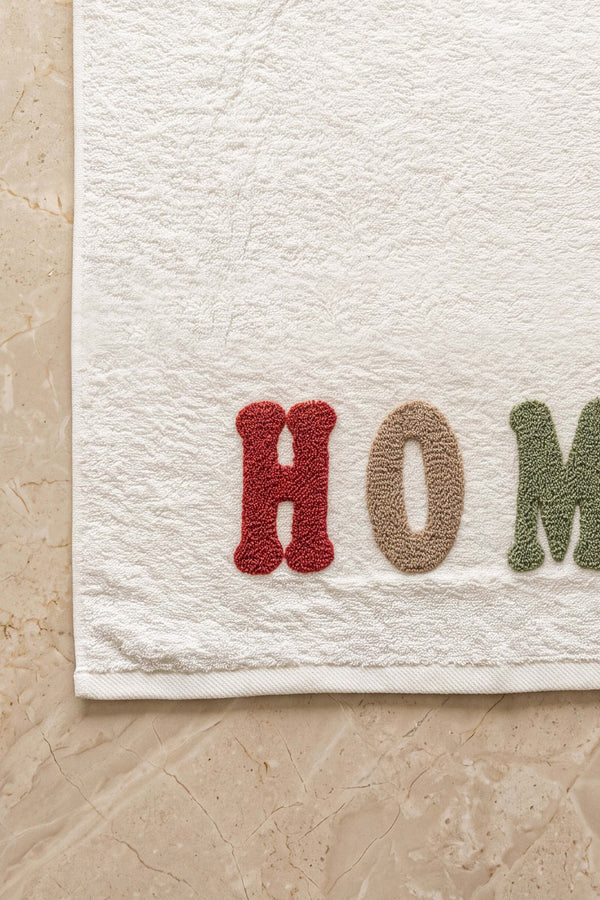 Home Nakışlı %100 Pamuklu 5'li Havlu Seti 50x90 cm