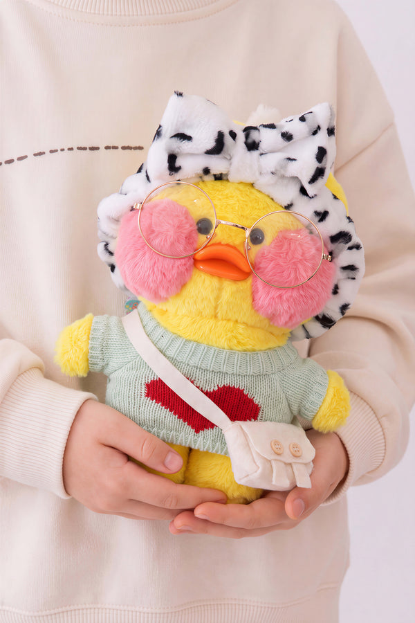 Yeşil Kazaklı Lalafa Sevimli Ördek Peluş Oyuncak