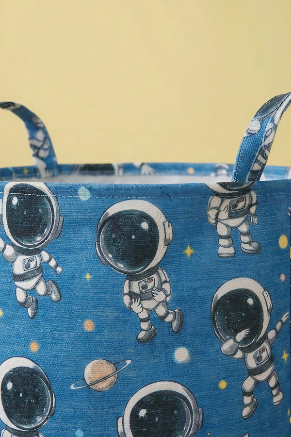 Astronot Desenli Oyuncak & Çamaşır Sepeti