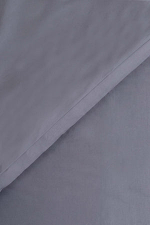 Carven Gri %100 Pamuklu Çift Kişilik Nevresim Takımı - 4 Parça