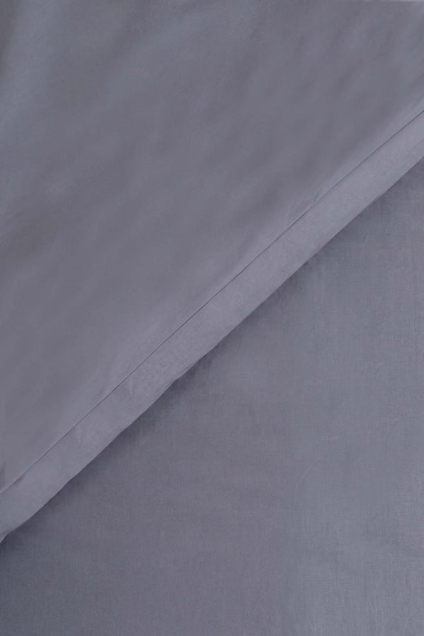 Carven Gri %100 Pamuklu Çift Kişilik Nevresim Takımı - 4 Parça