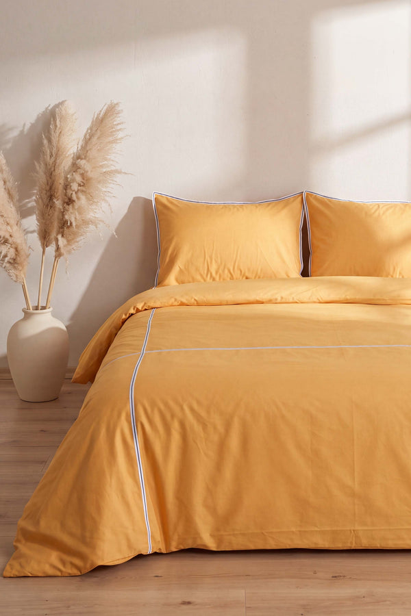 Carven Hardal %100 Pamuklu Çift Kişilik Nevresim Takımı - 4 Parça