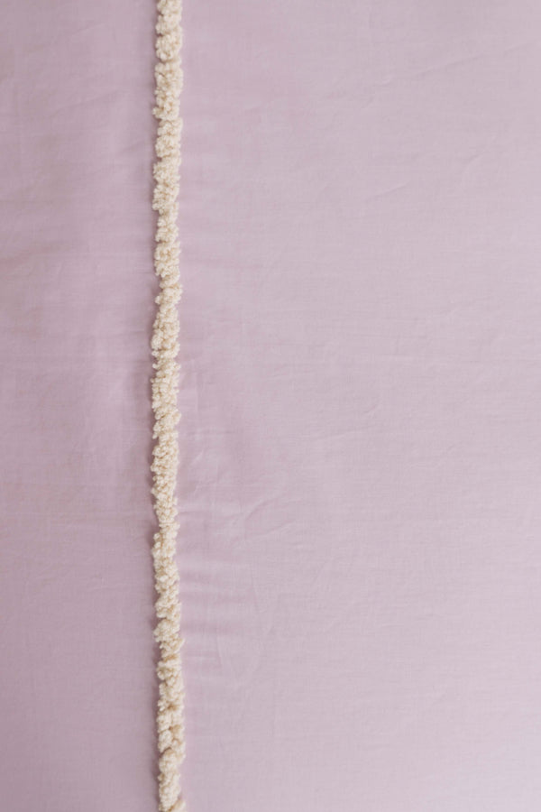 Frange Violet %100 Pamuklu Çift Kişilik Nevresim Takımı - 4 Parça