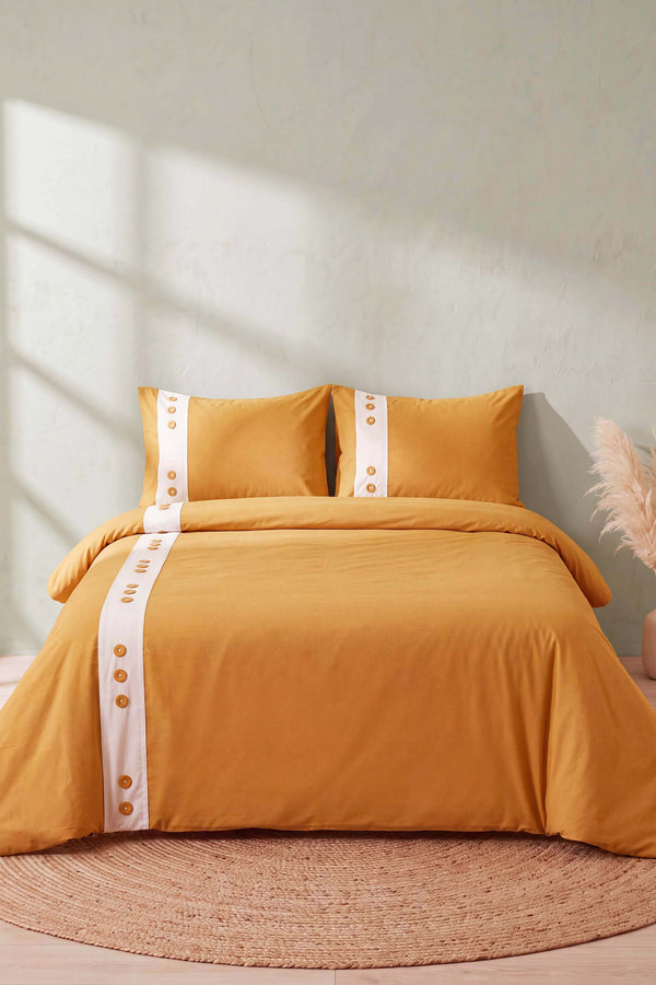 Daisy Hardal %100 Pamuklu Çift Kişilik Nevresim Takımı - 4 Parça