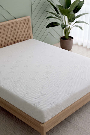 Aloe Vera Sıvı Geçirmez Çift Kişilik Yatak Alezi 160x200 cm