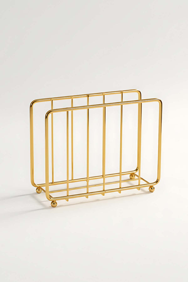 Gold Kafes Metal Peçetelik