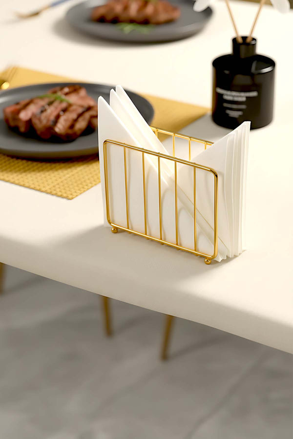 Gold Kafes Metal Peçetelik