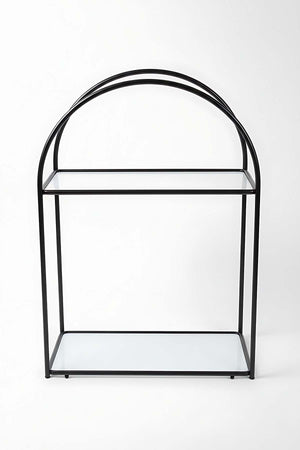 Siyah 2 Katlı Çok Amaçlı Düzenleyici & Sunum Standı