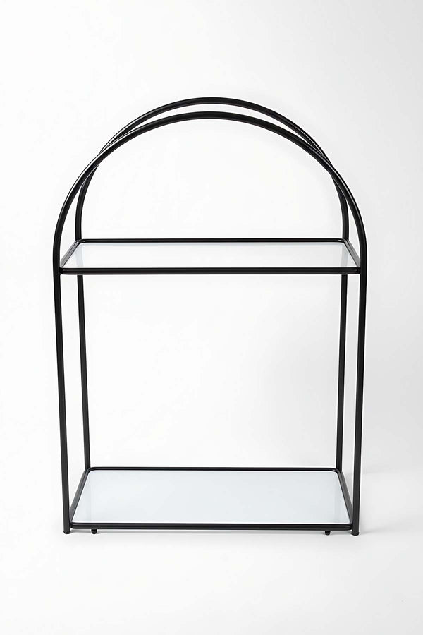 Siyah 2 Katlı Çok Amaçlı Düzenleyici & Sunum Standı