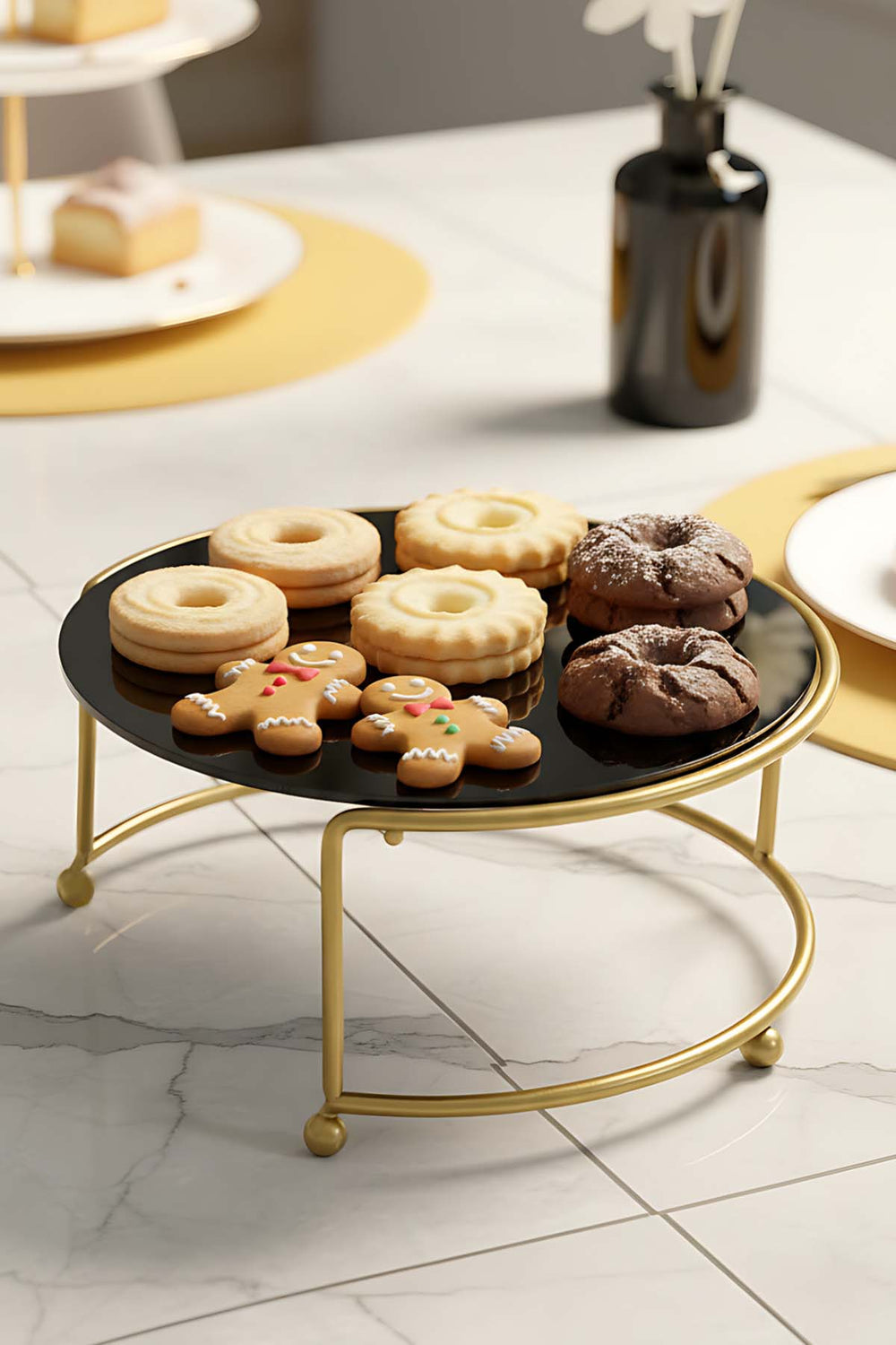 Gold Küçük Boy Metal Sunumluk