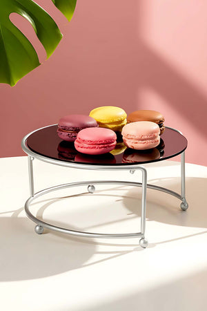 Silver Küçük Boy Metal Sunumluk