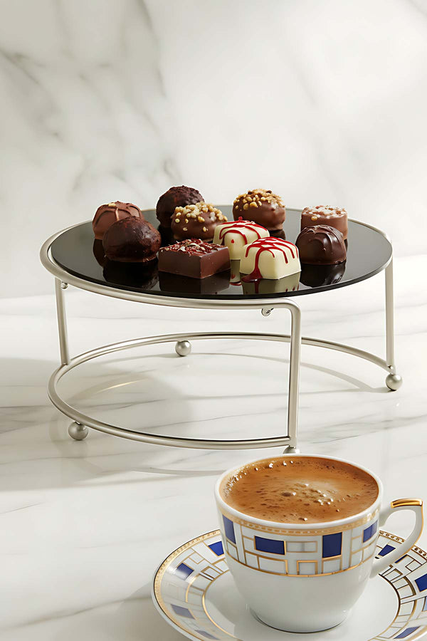 Silver Küçük Boy Metal Sunumluk