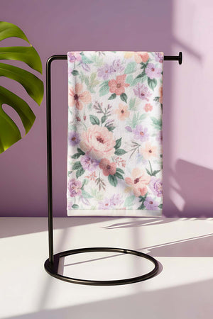 Siyah Renk Metal Dikey Havluluk