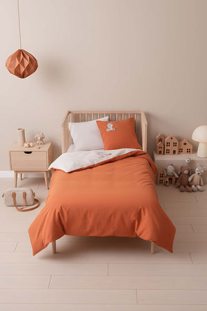 Cuddly Nakışlı %100 Pamuklu Bebek Nevresim Takımı