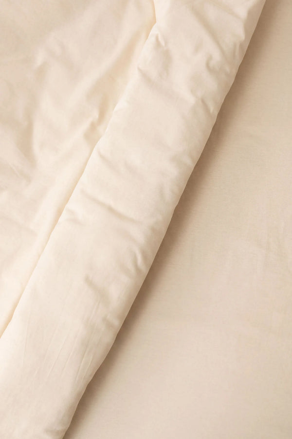 Soft Krem %100 Pamuklu Ranforce Çift Kişilik Nevresim Takımı – 4 Parça