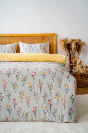 Begonvil Tek Kişilik Outlet Nevresim Takımı Pamuklu