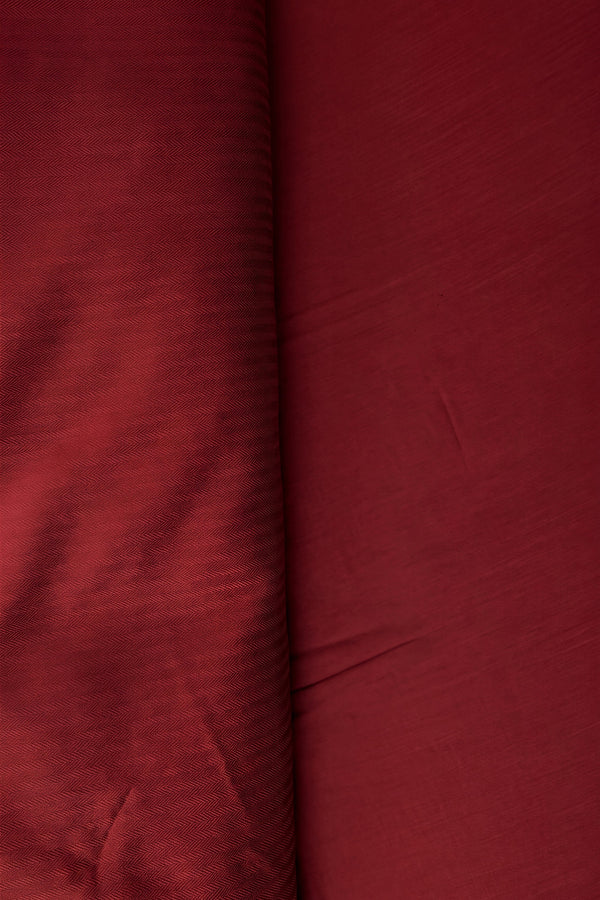 Bordo Tensel Craft Çift Kişilik Nevresim Takımı – 4 Parça