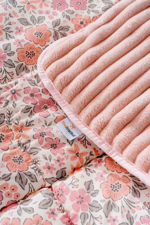 Pembe Bahar Outlet Tek Kişilik Tresa Uyku Seti